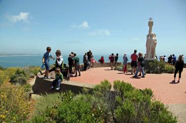 Checking out the harbor from Cabrillo Monument
